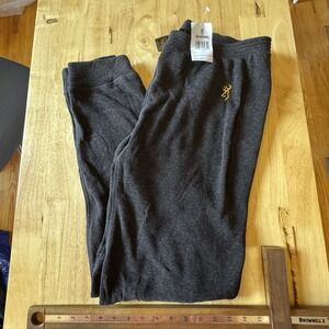 Browning Men's Thermal Base Layer Pants Fleece Charcoal Hunting Dri-Rel Size 2XL